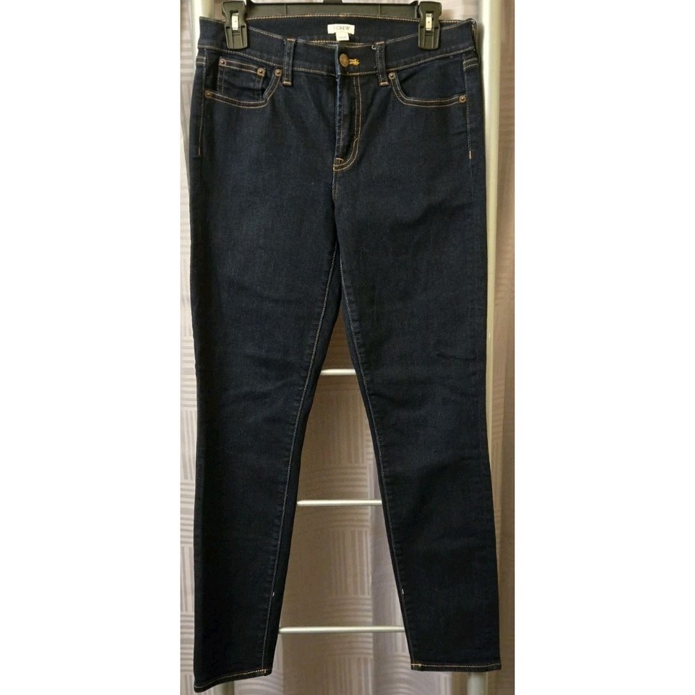 JCrew Size 27/28 Women Skinny Stretch Jeans‎ Ankle Dark Blue